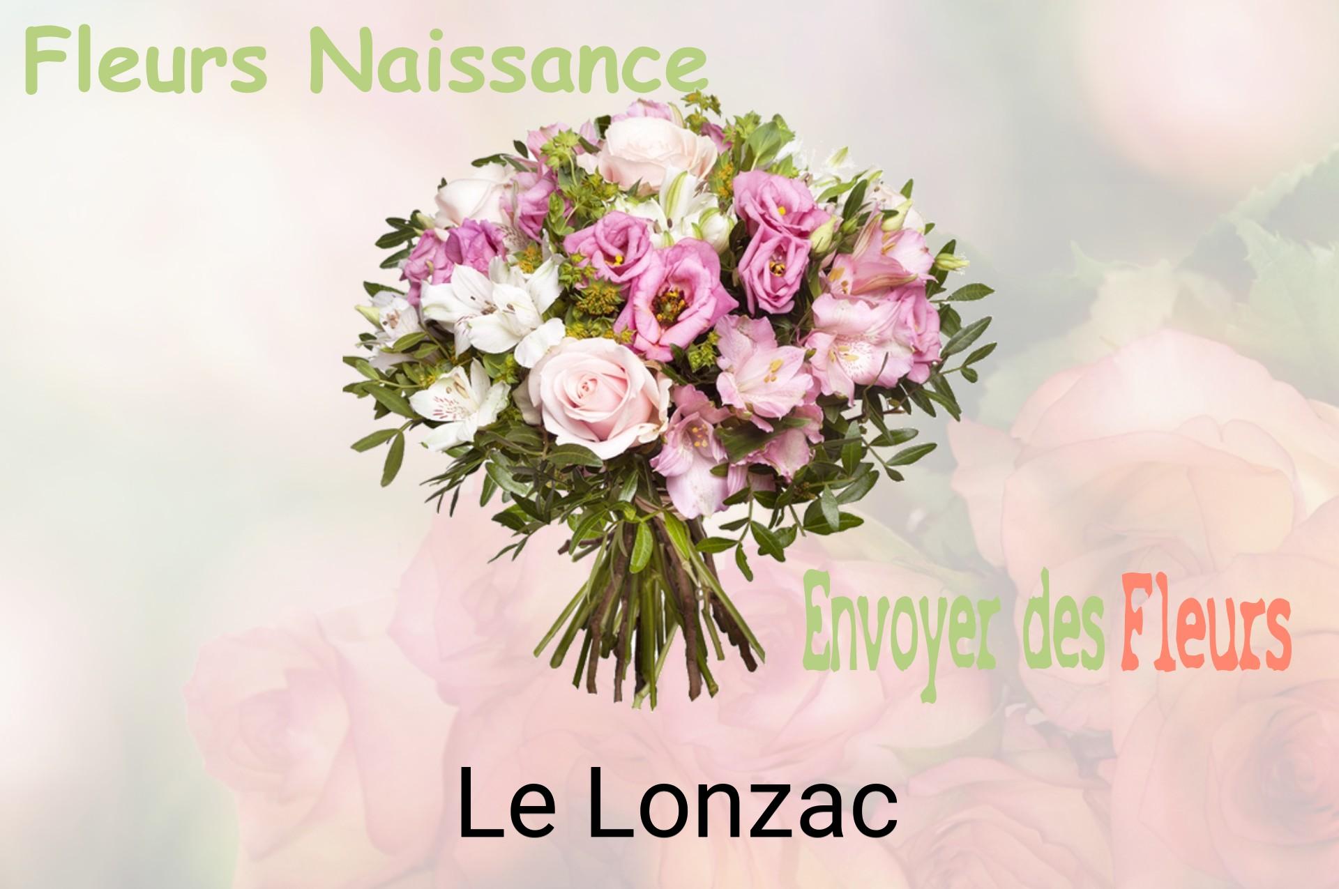 Bouquet de fleurs de naissance livré à Le Lonzac